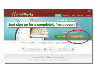 Just sign up for a completely free account 