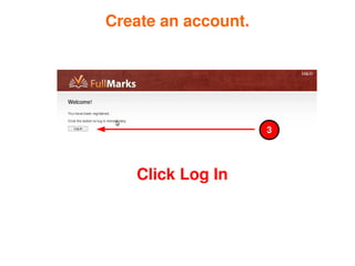 Create an account.




                         3




       Click Log In



             
 