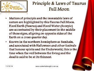 11/12/14 www.celestialinsight.com.au 6