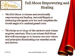 11/12/14 www.celestialinsight.com.au 8