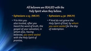 Fullness of the Spirit of God | PPTX