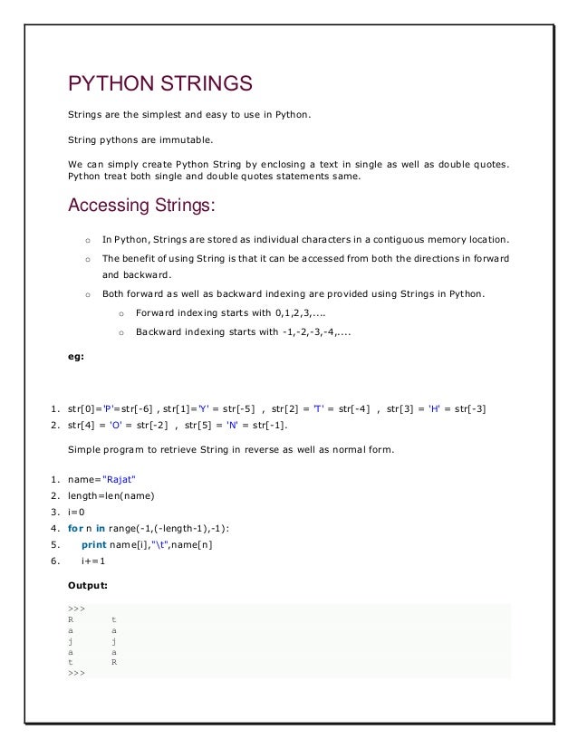 PYTHON FULL TUTORIAL WITH PROGRAMMS