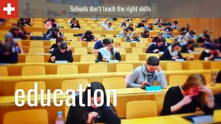 Schools don’t teach the right skills
education
 