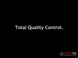 Total Quality Control . 