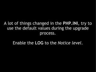 PHP 4? OMG! A small vademecum for obsolete software migration.