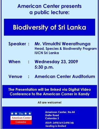 Bio Diversity of Sri Lanka