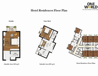 Floor plan- serviced apartments