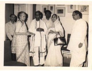 Photos of T.K.Home,Protocol Officer with Indira Gandhi Ex-PM,Cabinet Minister,Speaker,Chief of Army Staff of India & VIPS,High Commissioner,well-known Artists,Singers,Poet of Bangladesh, Diplomats & Staff of Bangladesh High Commission at New Delhi in '73