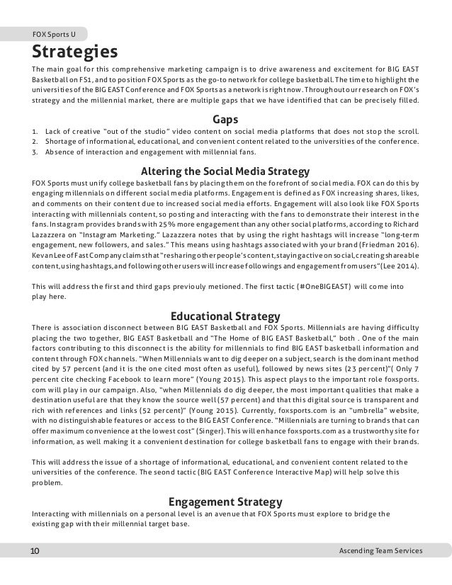 Fox Sports Business Proposal Fox Sports Business Proposal