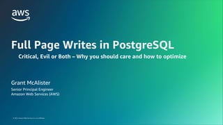 Full Page Writes in PostgreSQL PGCONFEU 2022 | PPTX