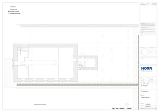 Step
Step
Ramp
Stair
Step
Step
Form
waterless
closet
32613
Project No.
Drawing No.
Drawing Title
Detail Symbol
North Arrow
DATE REVISION REV
Keyplan
Consultants
DRW CHK
Rev.
Sheet Status
An Ingenium International Company
NORR Consultants Limited.
Client
Project
Drawn
Checked
Date
Date
Scale
@ A1
This drawing must not be used, reproduced or revised
without written permission.
This drawing shall not be used for construction purposes
until the “CONSTRUCTION” status appears under the
Sheet Status.
Constructors must only work to figured dimensions which
are to be checked on site. Do not scale from hard copy
drawings.
This drawing has been prepared solely for the use of:
and there are no representations of any kind made by
NORR Consultants Limited to any party with whom NORR
Consultants Limited has not entered into a contract.
St. Nicholas Kirk
St. Nicholas Kirk
St. Nicholas Kirk
1:50
14/01/25
MF
14/01/25
CM
P01
IN3025-0011
PLANNING
Proposed Floor Plan
SNCK-NOR-ZZ-ZZ-DR-A-000051
First Issue MF
CM
P01
14/01/2025
0 1 2 5
3 4
Scale 1:50
Proposed Ground Floor Plan
N
S
E
W
Cable Route
Rainwater Drain
Reinstate gravel to path
Rainwater Soakaway
 