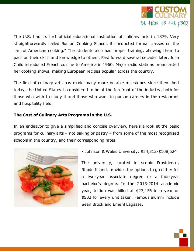 Full Plate Facts About Culinary Arts