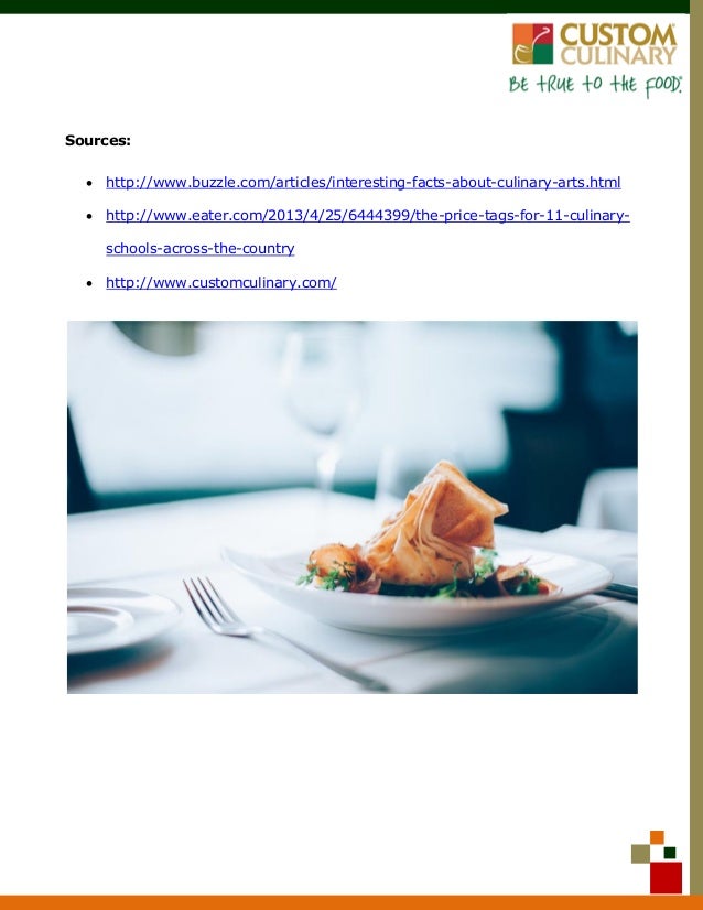 Full Plate Facts About Culinary Arts