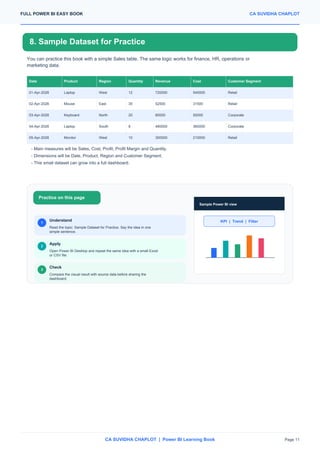 Full Power BI Beginner Guide PDF | Easy Power BI Tutorial with Examples ...