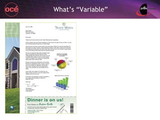 What’s “Variable” 