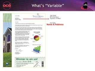 What’s “Variable” Name & Address 