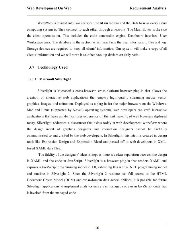 project report