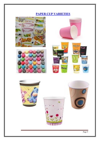 Page 9
PAPER CUP VARIETIES
 