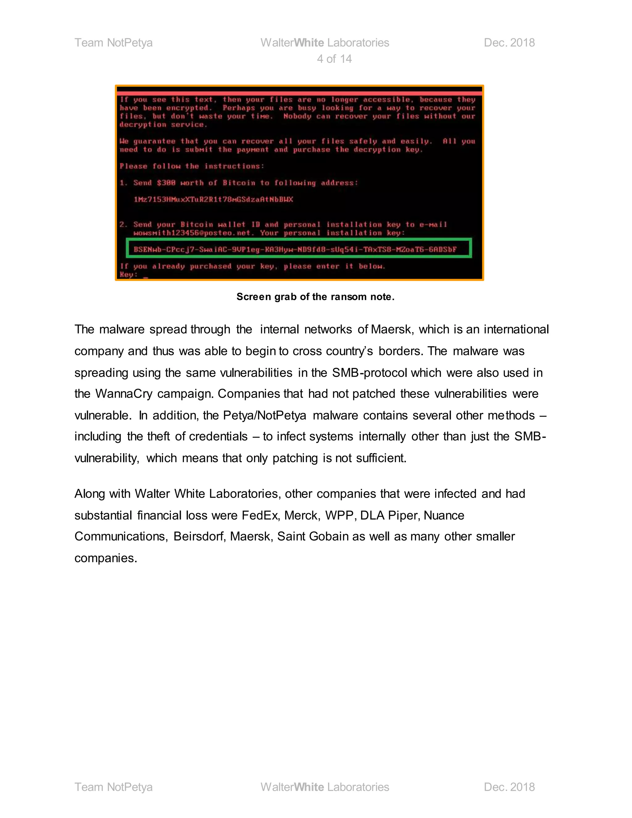 Full report final for NotPetya | DOCX