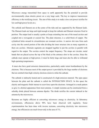 MICROWAVE MOBILE CHARGER