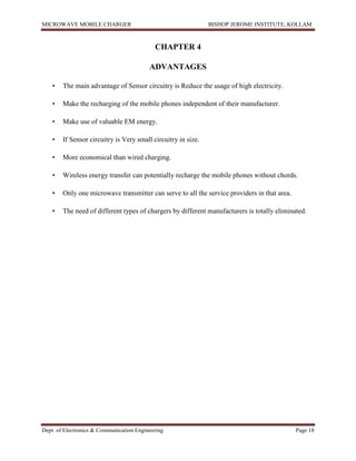 MICROWAVE MOBILE CHARGER