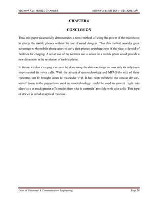 MICROWAVE MOBILE CHARGER