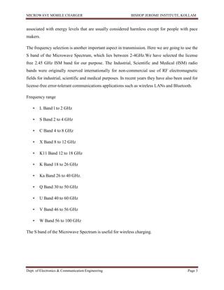 MICROWAVE MOBILE CHARGER