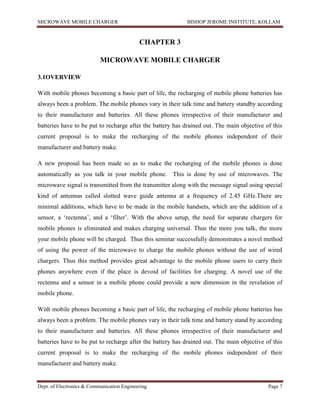 MICROWAVE MOBILE CHARGER