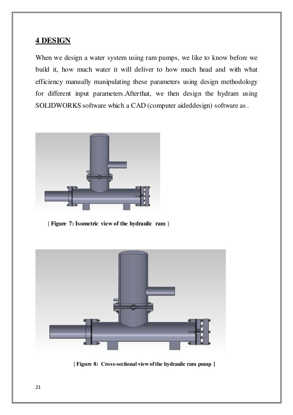 Full report of hydraulic ramp pump