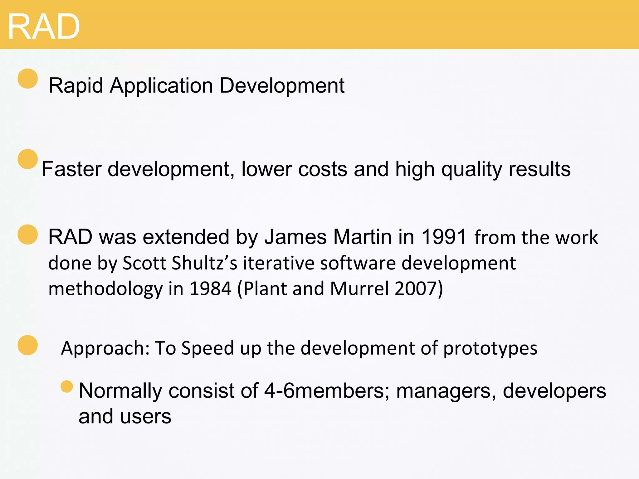 Rad In Software Engineering Software Development Model - Waterfall, RAD & Agile | PPT | Web ...