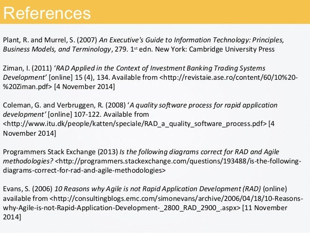 Software Development Model Waterfall Rad Amp Agile