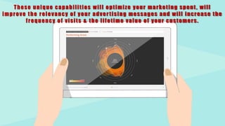 These unique capabilities will optimize your marketing spent , will
improve the relevancy of your advertising messages and will increase the
frequency of visits & the lifetime value of your customers.
 