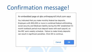 Confirmation message!
 