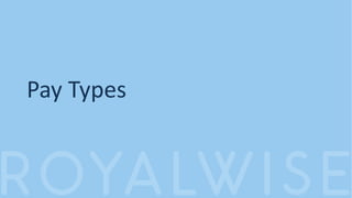 Pay Types
 