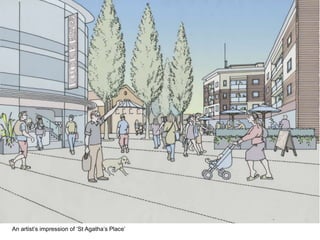 An artist’s impression of ‘St Agatha’s Place’
 