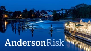 Governance | Risk Management | Assurance © 2016 AndersonRisk
 