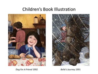 Children’s Book Illustration Dog For A Friend 1992 Belle’s Journey 1991 
