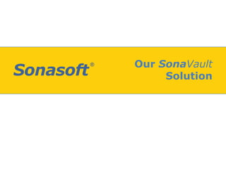 The Sonasoft SolutionFailover – FailbackPrimary  ServerStandby ServerFailoverXFailback BackupReplicationHighlights One of the only solutions where Failover   & Failback is possible and easy to do. Supports Exchange 2000, 2003, 2007 & 2010