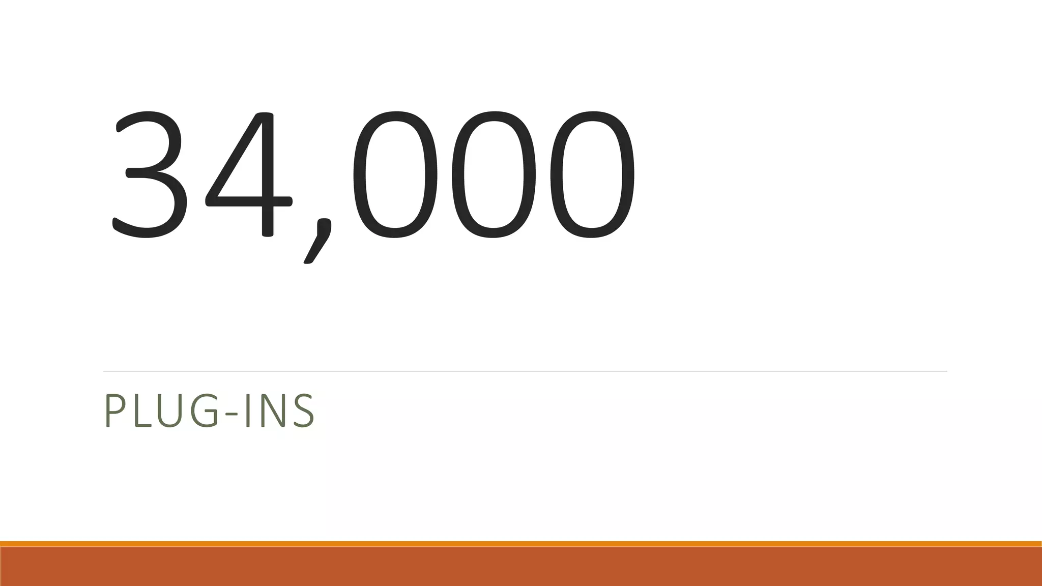 34,000 
PLUG-INS 
 