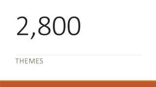 2,800 
THEMES 
 