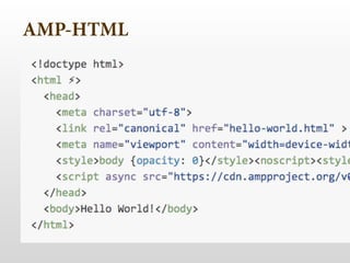 AMP-HTML
 