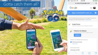 http://www.theverge.com/2016/7/11/12150468/pokemon-go-privacy-full-account-access-permission
Gotta catch them all?
 