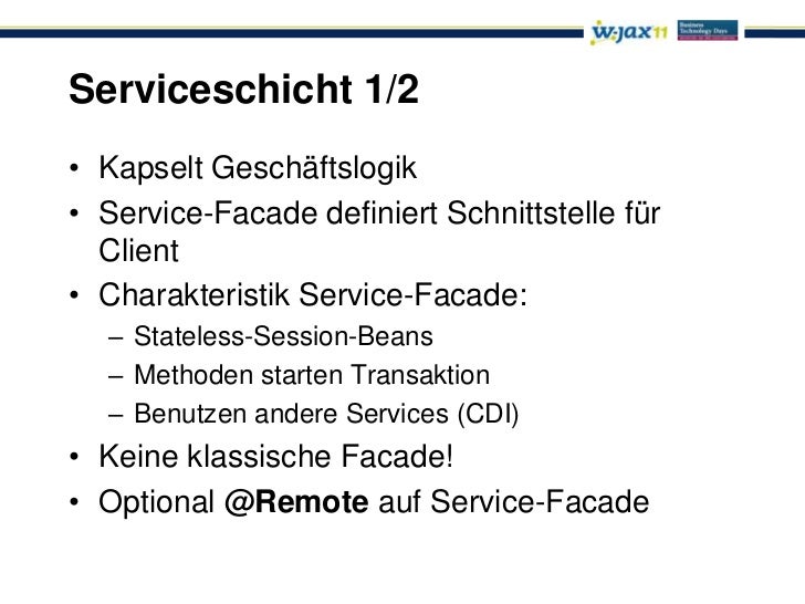 Go Fullstack Webanwendungen Mit Java Ee 6 Bauen W Jax 2011