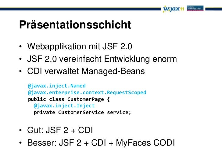 Go Fullstack Webanwendungen Mit Java Ee 6 Bauen W Jax 2011