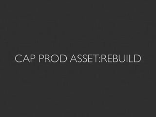 CAP PROD ASSET:REBUILD
 