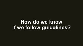 Auditing Development Guidelines in GitHub Repositories | PPTX