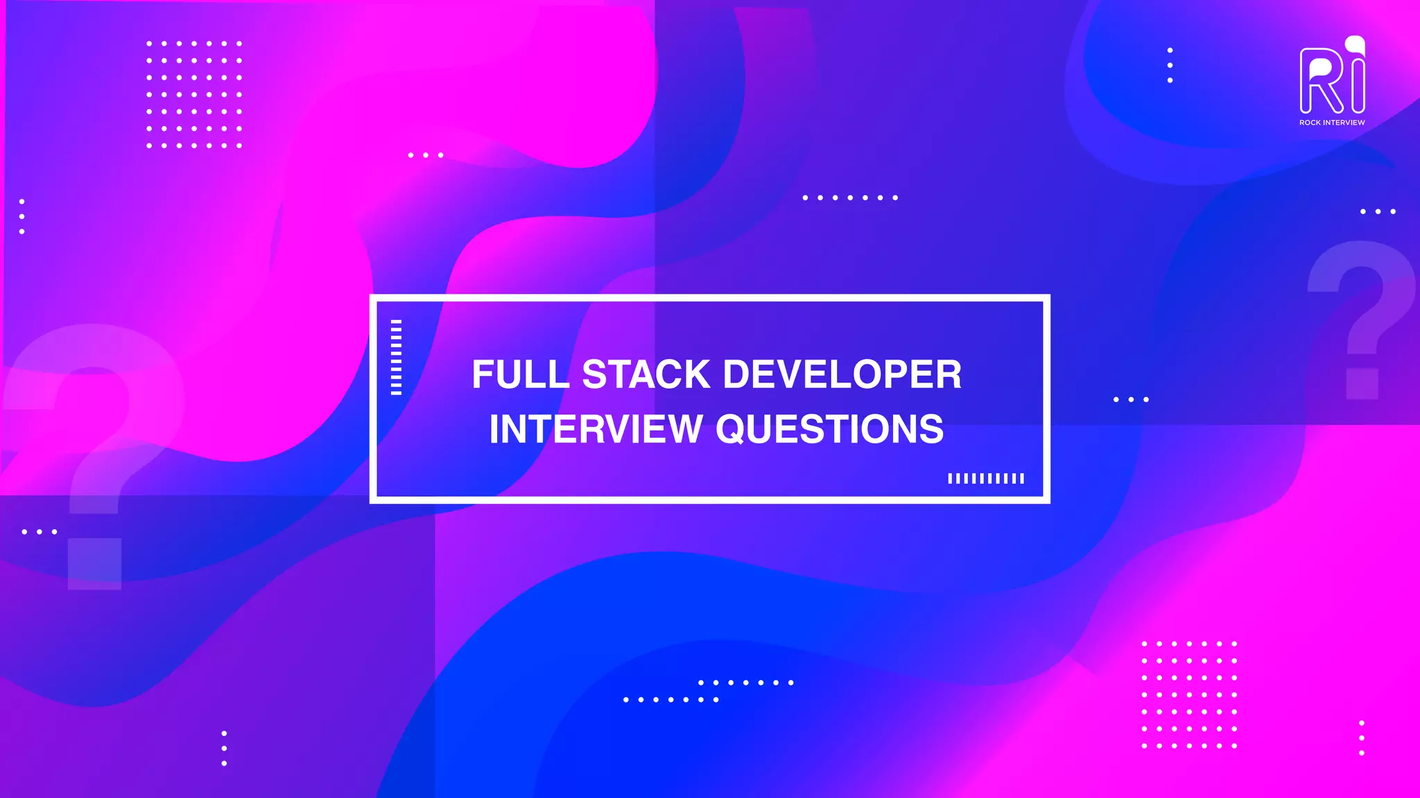 Full Stack Developer Interview Questions | PDF