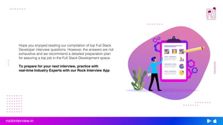 Full Stack Developer Interview Questions | PDF