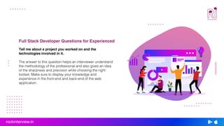 Full Stack Developer Interview Questions | PDF