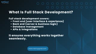 Full Stack Development Services Building Scalable Web & Mobile ...